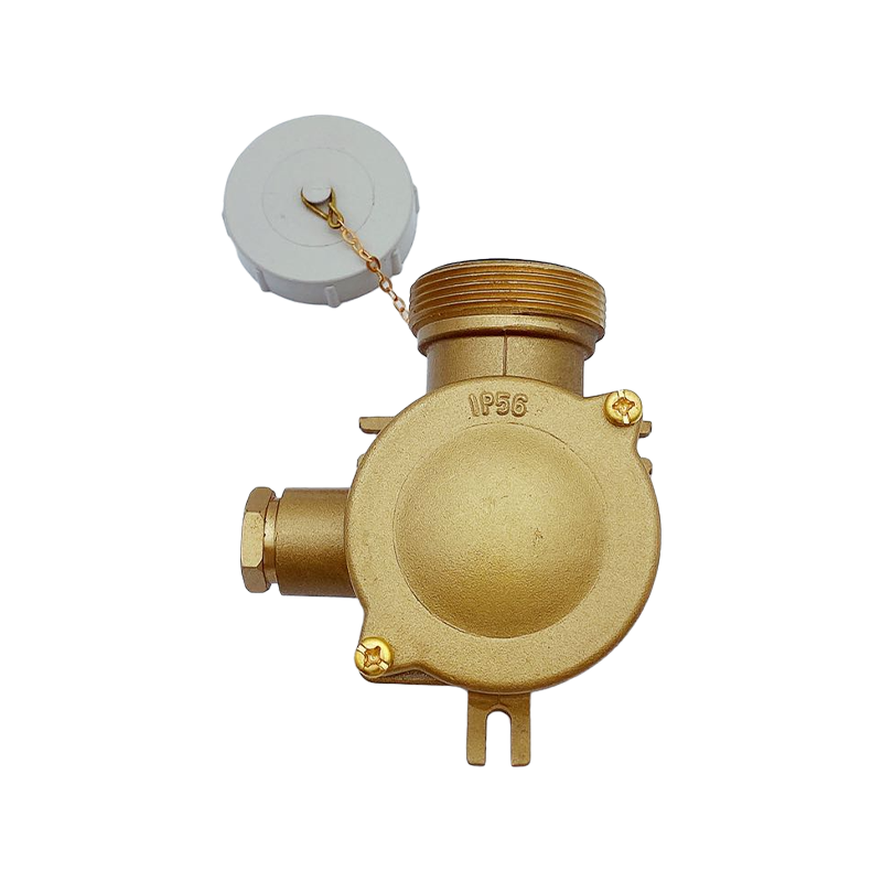 Латунная розетка с заземляющим устройством-CZH109-3